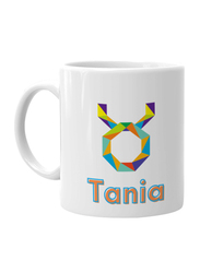 Giftbag Taurus Zodiac Personalised Coffee Mug, White