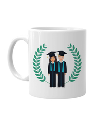 Giftbag Ceramic Two Grads Class of 2022 Coffee Mug, Multicolour