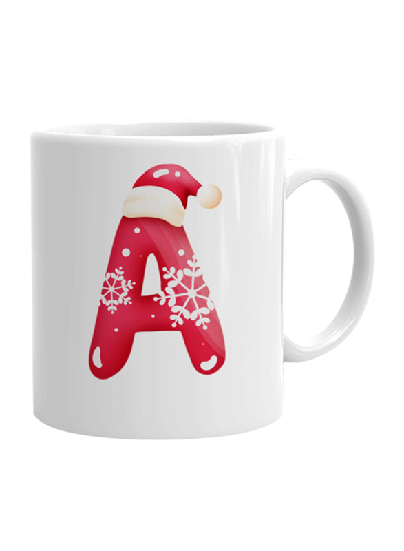 Giftbag Personalised X-Mas Letter Coffee Mug, White