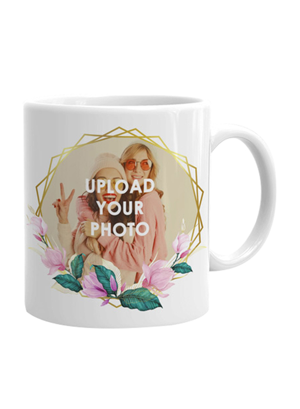 Giftbag Bridesmaid & Friend for Life Custom Photo Coffee Mug, White