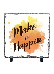 Giftbag Make it Happen Print Stone, 20 x 20cm, Multicolour