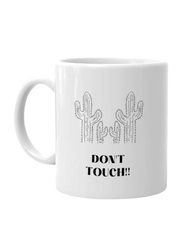 Giftbag Don’t Touch Coffee Mug, White