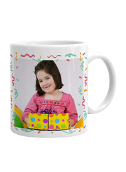 Giftbag Personalised Happy Birthday Confetti Coffee Mug, White