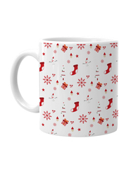Giftbag Christmas Snowflakes Coffee Mug, White
