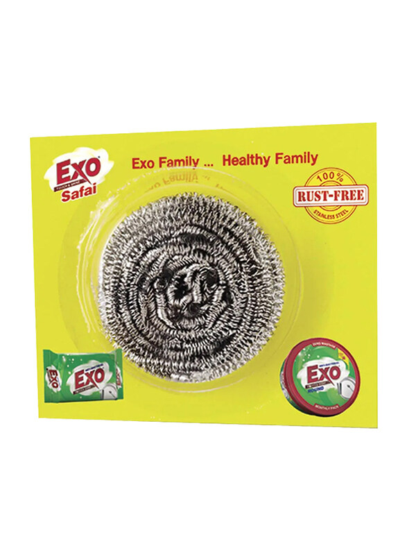 

Exo Safai Stainless Steel Scrubber, 1 Piece