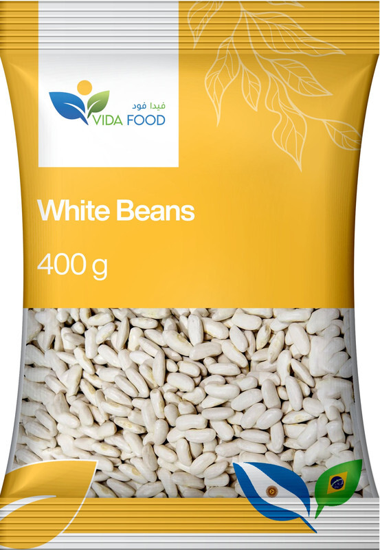 Vida Food White Kidney Beans - Control Blood Glucose Levels - Good Source of Protein & Fiber - 400 Grams
