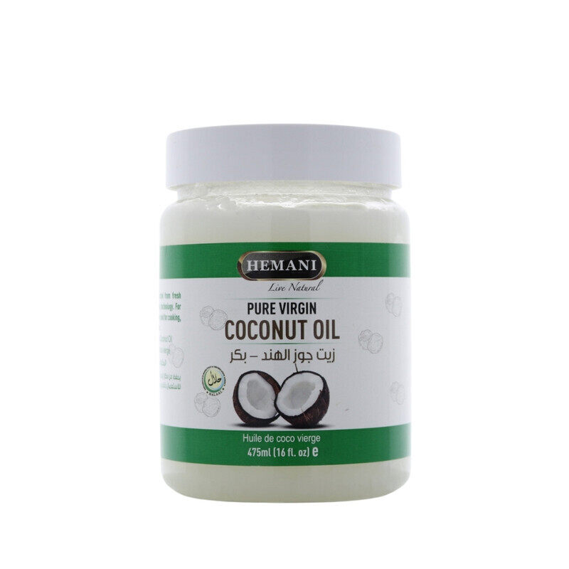 

Hemani Extra Virgin Coconut Oil 475ml Composed of A Group of Unique Fat Molecules Useful to Heal, Protect and Beautify Your Skin Can Be Topically Appl