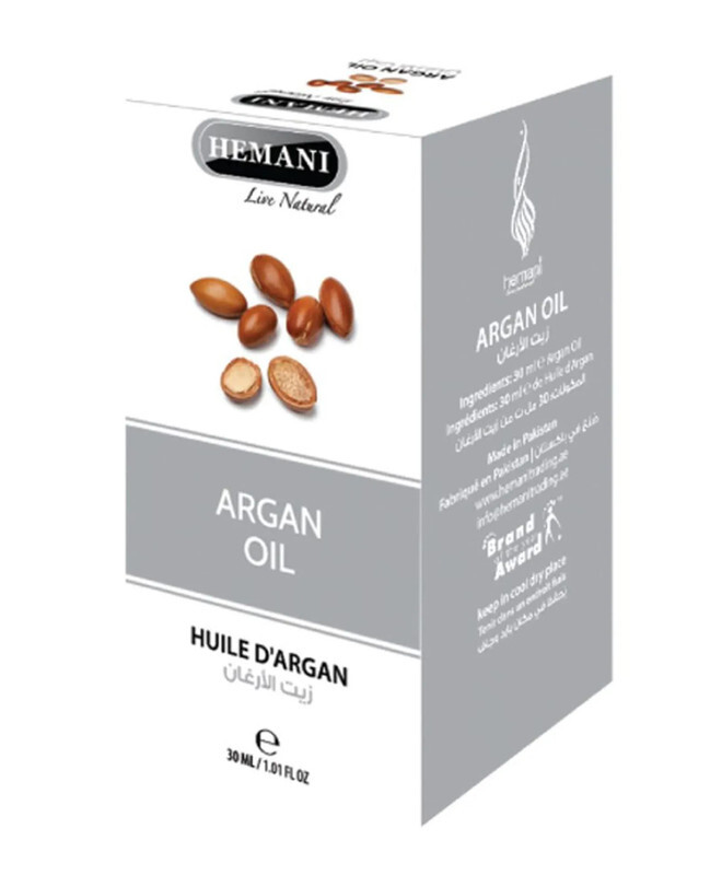 Hemani Herbal Oil 30ml - Argan Rich In Vitamin E And Fatty Acids Contains Incredible Skin Protection Properties Improves Immunity Anti-inflammatory Disinfectant