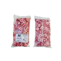 Sweet Factory Melon Jelly Candies Sugar-coated Jelly Rings with Stretchy Fine Texture Best for Parties, Events and Special Occasions 2kg