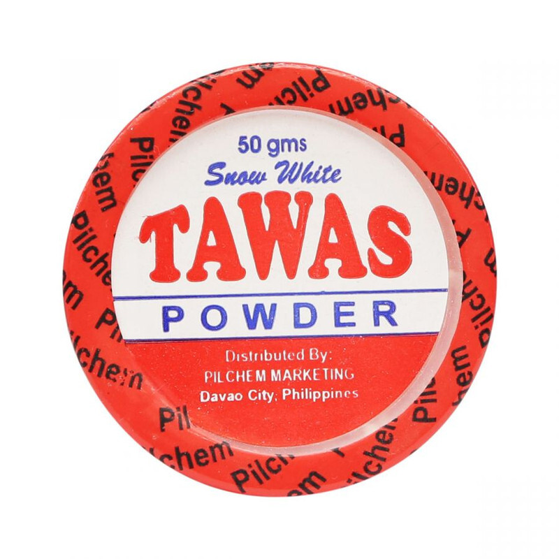 Snow White Tawas Whitening Powder Treats Acne Dark Underarms Freckles Age Spots Skin Pigmentation Prevents Body Odor Safe and Natural 50 g