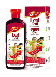 Dabur Lal Tail Baby Massage Oil - Clinically Tested 2x Faster Physical Growth- For Stronger Bones and Muscles - Induces Better Sleep Pattern - 100 ml