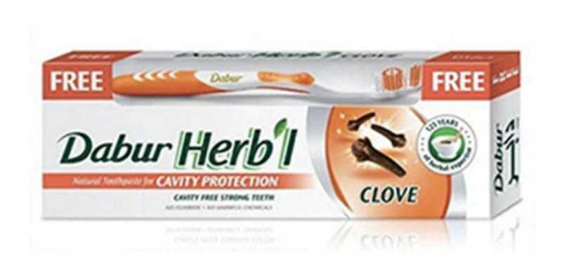 

Dabur Herb'l Natural Toothpaste Cavity Protection Clove - 150 grams