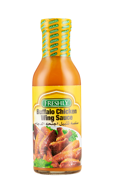 

Freshly Buffalo Chicken Wing Sauce - Perfect for Wings - Tangy, Spicy & Buttery Sauce- 355 ml