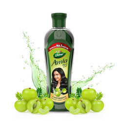 Dabur Amla Hair Oil - Stronger, Longer, Thicker Hair - 180ml