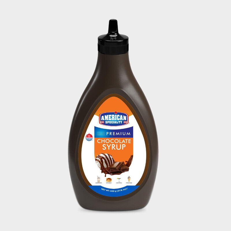

American Specialty Premium Chocolate Syrup - For Making Cocktails, Milkshakes & Smoothies - For Garnishing Ice Cream & Desserts - 600 g