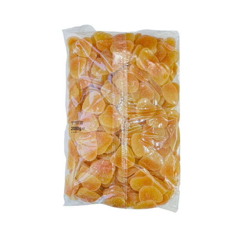 Sweet Factory Spanish Peaches Gummies Smooth and Silky Texture Sweet and Crunchy Coating Made of The Finest Natural Peach Flavours and Colours 6x2kg