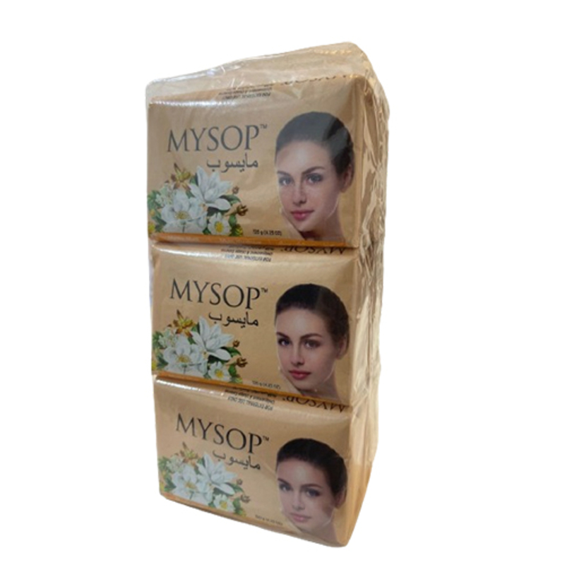 Mysop Mystic Musk Body Soap - With a Floral Rose Musky Fragrance - 6x120g