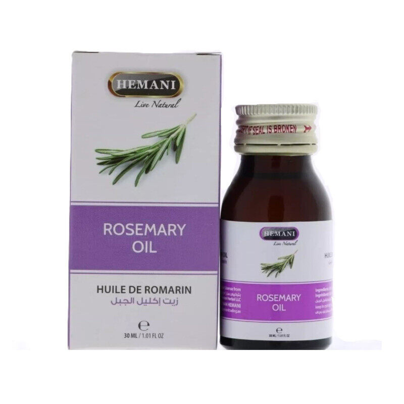 

Hemani Rosemary Oil - Promotes Hair Growth - Reduce Skin Irritation & Acne - 30 ml