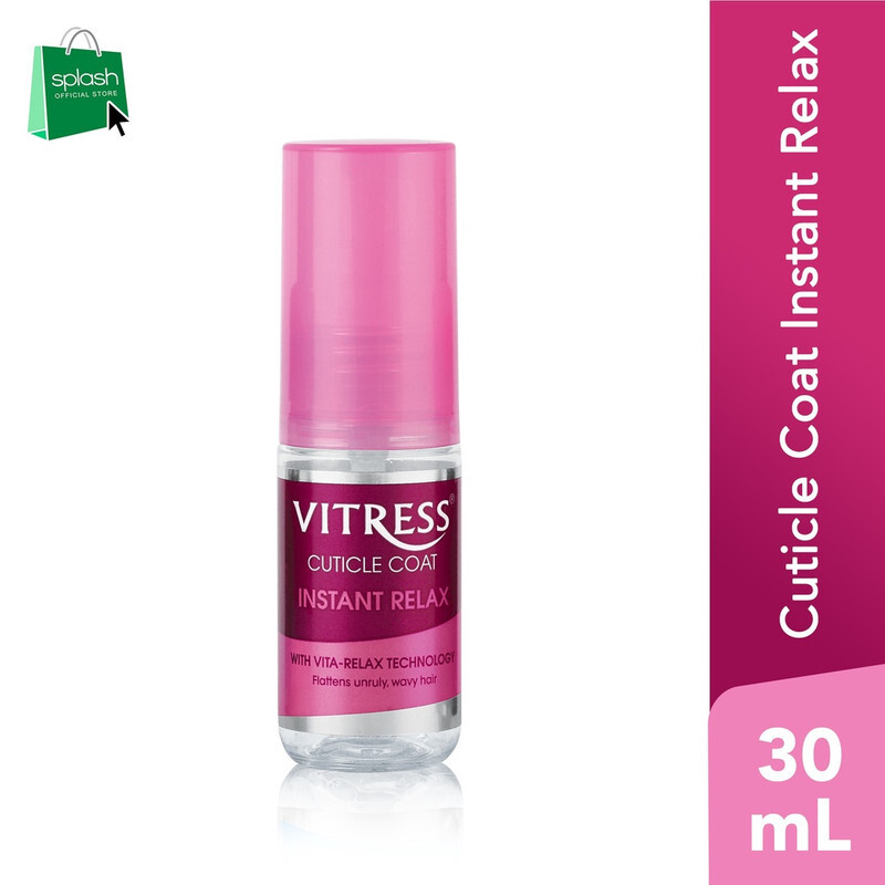 Vitress Cuticle Coat Instant Relax - With Vita Relax Technology - For Flatten, Unruly and Wavy Hair - 30ml