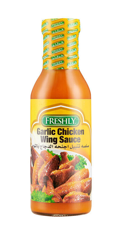 

Freshly Garlic Chicken Wing Sauce - Perfect for Wings - Savory & Flavorful Sauce - 355 ml