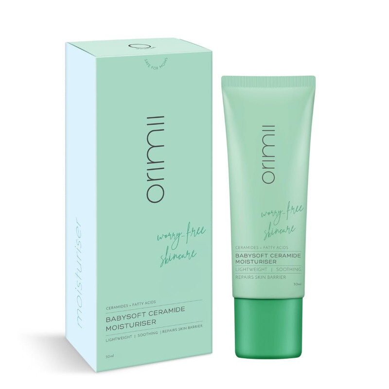 Orimii Babysoft Ceramide Moisturiser - Worry-free Skincare - Lightweight, Soothing and Repairs Skin Barrier - 50 ml