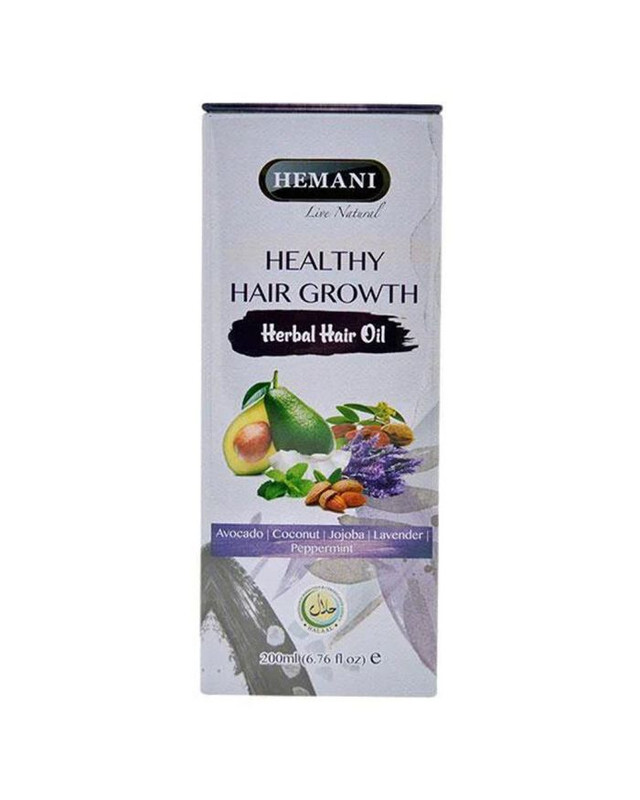 Hemani Healthy Hair Growth Herbal Hair Oil - Provide Essential Nutrients - 200 ml