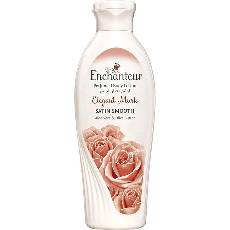 

Enchanteur Perfumed Body Lotion Elegant Musk Aloe Vera & Olive Butter - Satin Smooth - Moisturize the Skin - 250 ml