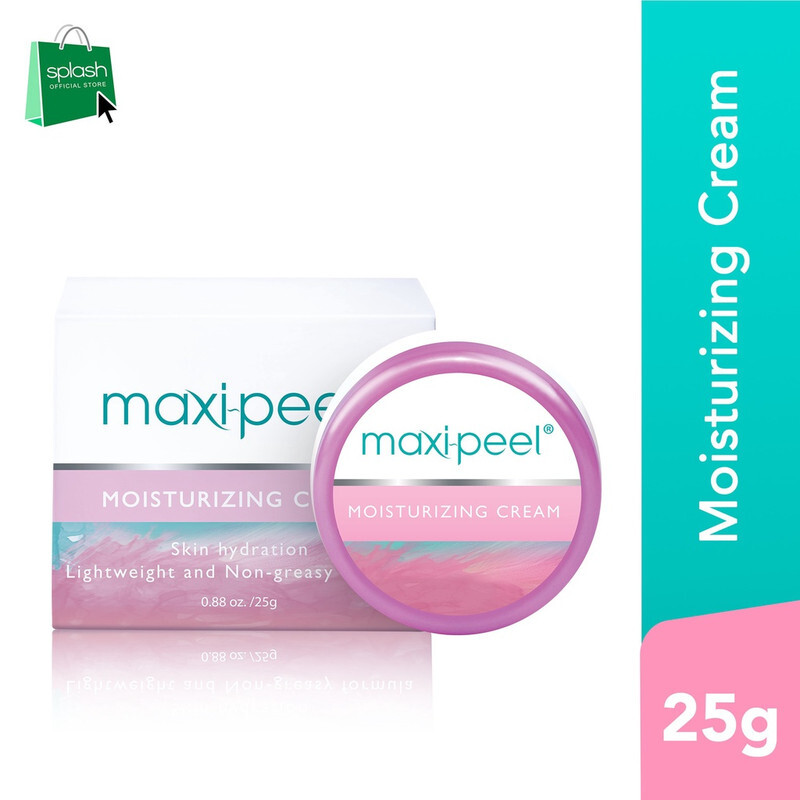 Maxipeel Moisturizing Cream - Skin Hydration - Lightweight and Non-Greasy Formula - For Night Use - 25g