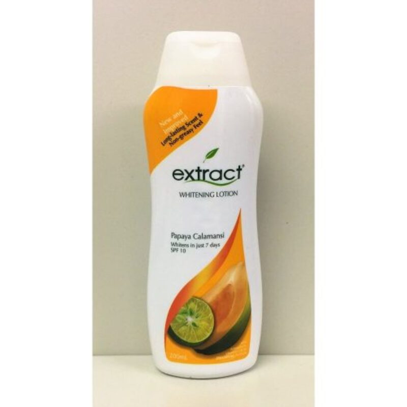 Extract Facial Cleanser Papaya Calamansi - With Citrus White Formula - Boosts Skin Texture and Tone - Deeply Cleanses - 225ml