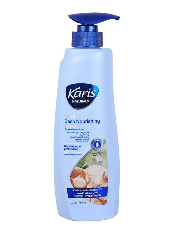 Karis Naturals Shea Butter Deep Nourishing Body Lotion, 400ml