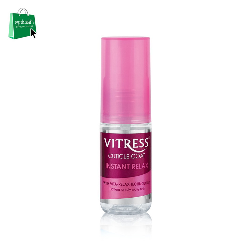 Vitress Cuticle Coat Instant Relax - With Vita Relax Technology - For Flatten, Unruly and Wavy Hair - 30ml