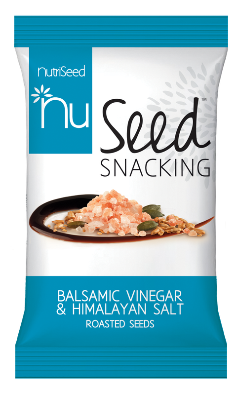 NuSeed Snacking Balsamic Vinegar & Himalayan Salt With Roasted Seeds 30g