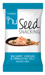 NuSeed Snacking Balsamic Vinegar & Himalayan Salt With Roasted Seeds 30g