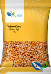 Vida Food Yellow Popcorn - Made from non-GMO corn and Natural - Tasty Treat Anytime - 1 kg