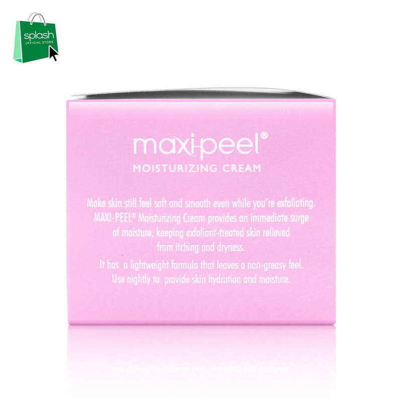 Maxipeel Moisturizing Cream - Skin Hydration - Lightweight and Non-Greasy Formula - For Night Use - 25g