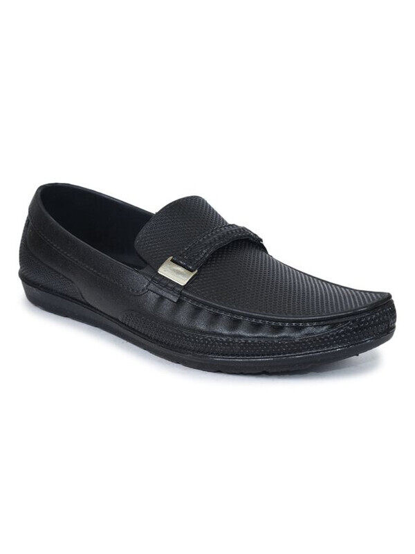 

Ajanta Men Formal Shoes PG 440 - Easy To Wash - US Size 11 , EU Size 44 - UK Size 10 - Black