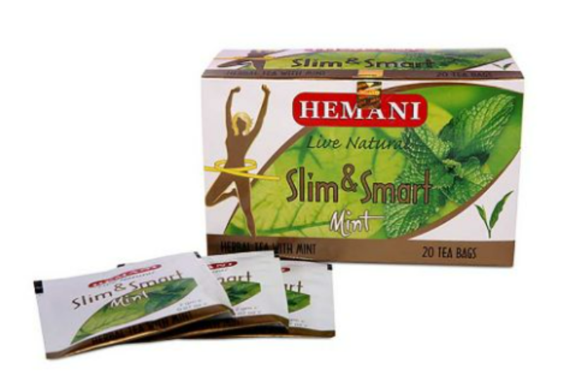 

Hemani - Slim & Smart Herbal Tea With Mint - 100% Natural Weight Loss Tea - Herbal Tea For Relaxation And Refreshment - 20 Tea Bags