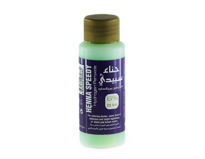 

Henna Speedy Hydrogen Peroxide - For Hair Lightening & Coloring Darker - 60% 20 Volume - 60 ml