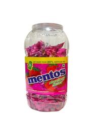 Mentos Chewy Dragees Strawberry Flavor  - With Fruit Content - Perfect for Movie Nights, Work Breaks, Parties, and More - 200 candies - 540 Total Grams