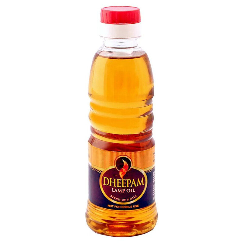 

Dheepam Lamp Oil - Blend of 5 Oils - Pure and High-Quality Oil - 200 ml