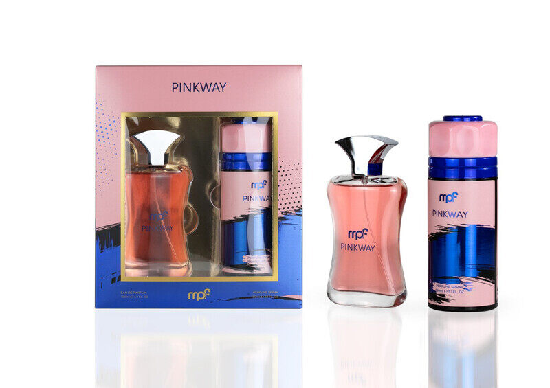 

MPF Pinkway Deo Perfume Set - Eau De Parfum 100 ml + Perfume Spray 150ml - Long-lasting Fragrance - Elegant Packaging - 250 ml Total