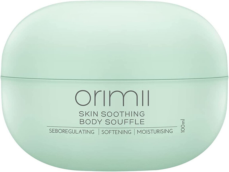 Orimii Skin Soothing Body Souffle Moisturizer Cream Seboregulating, Softening Soothe Itchy Skin Evening Primrose and Bisabolol 100ml