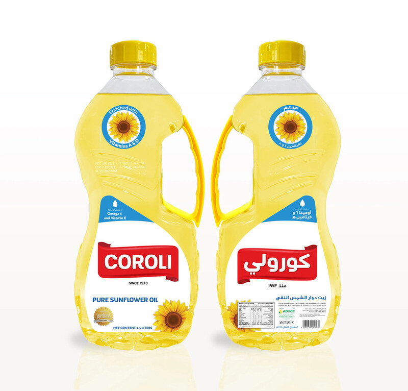 Coroli Sunflower Oil 1.5 Liters - Pack of 2