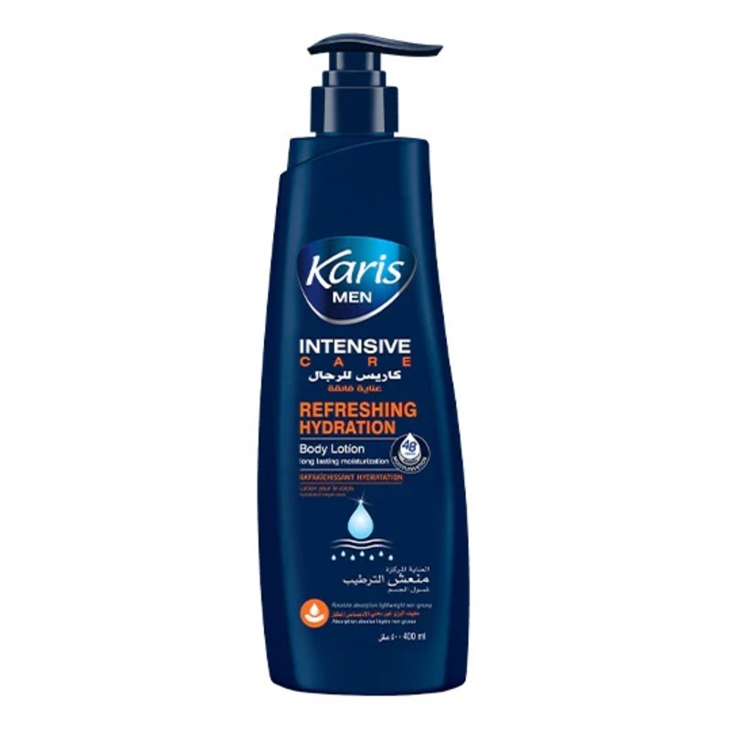 Karis Men Intensive Care Refreshing Hydration - Long-lasting Moisturization - 400ml