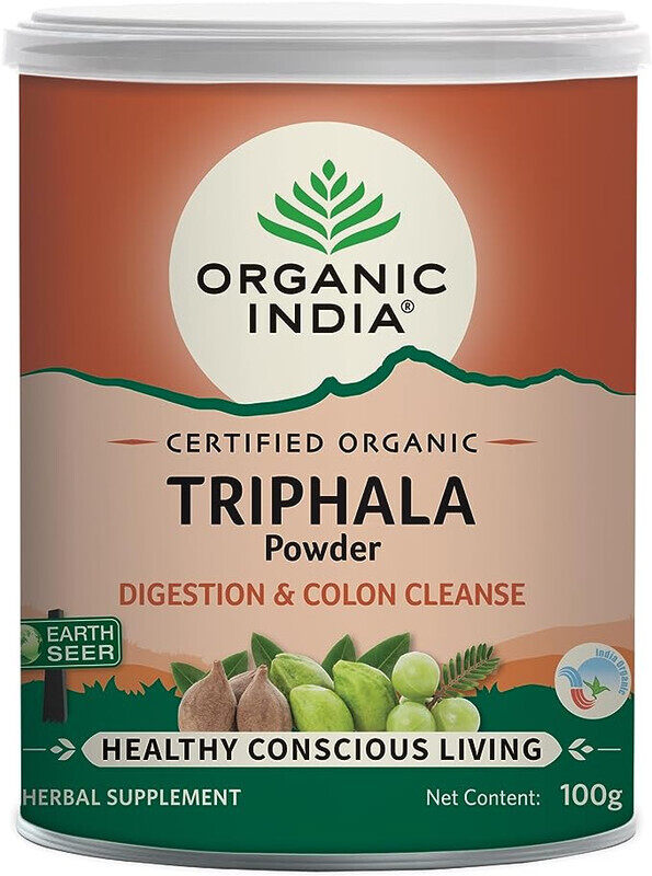 

Organic India Triphala Powder - Helps in Digestion & Colon Cleanse - Herbal Supplement - Healthy Conscious Living - 100 Grams