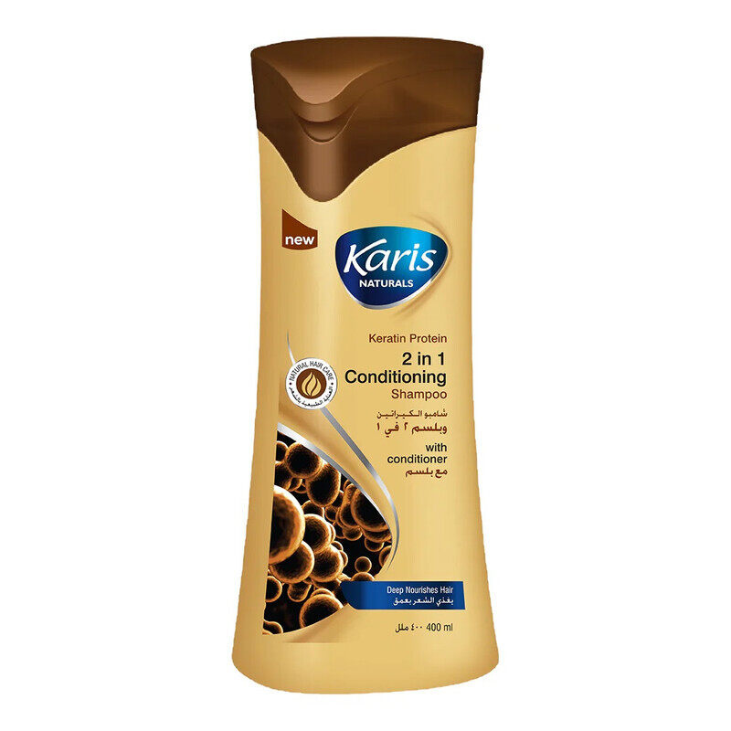 

Karis Naturals 2 in 1 Conditioning Shampoo - With Keratin Protein Goodness - Offers Excellent Nourishment - Adds Bright Shine and Volume in Hair - 700