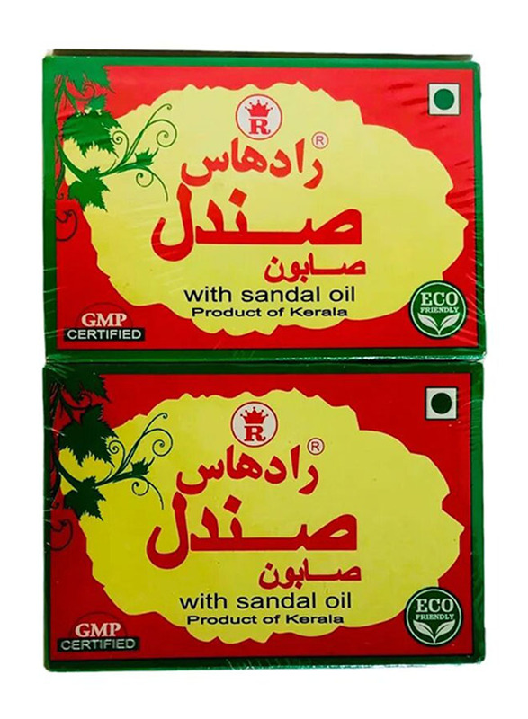 Radhas Sandal Soap, 4 x 75gm