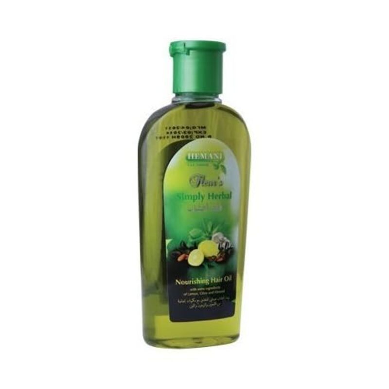 

Hemani Fleur's Simply Herbal - Enriched in Lemon, Olive & Almond - Nourishing Hair Oil - 200ml