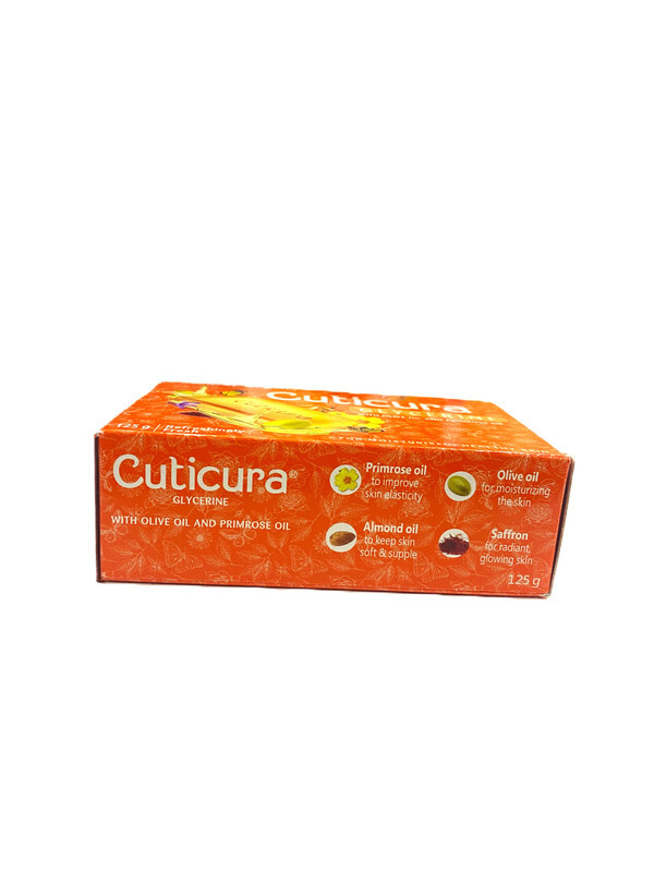 Cuticura Organic Bloom Glycerine with Olive Oil & Primrose Oil - For Moisturising Skin - To Improve Skin Elasticity - 4x125 g