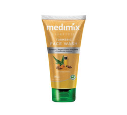 Medimix Turmeric Face Wash - For Blemish-Free & Pure Skin - With Turmeric, Argan Oil & Aloe Vera - Fast Acting Ayurveda - 150 ml